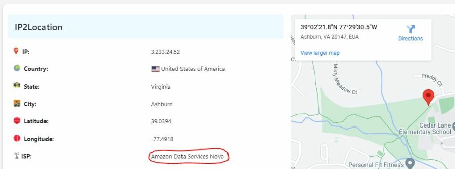 Imagem checher DNS resultado